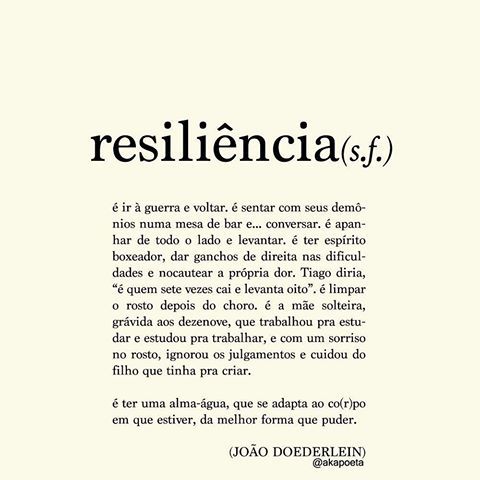 Resiliente significado portugues